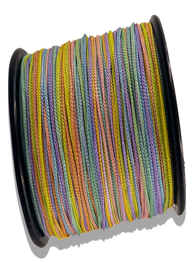 Self Lub 2 mm 100 Meters Chord for Friendship Bands, Sturdy Rainbow Non Streatchable Cord for Jewelry Making, Friendshipband and DIY Crafts - Image 4